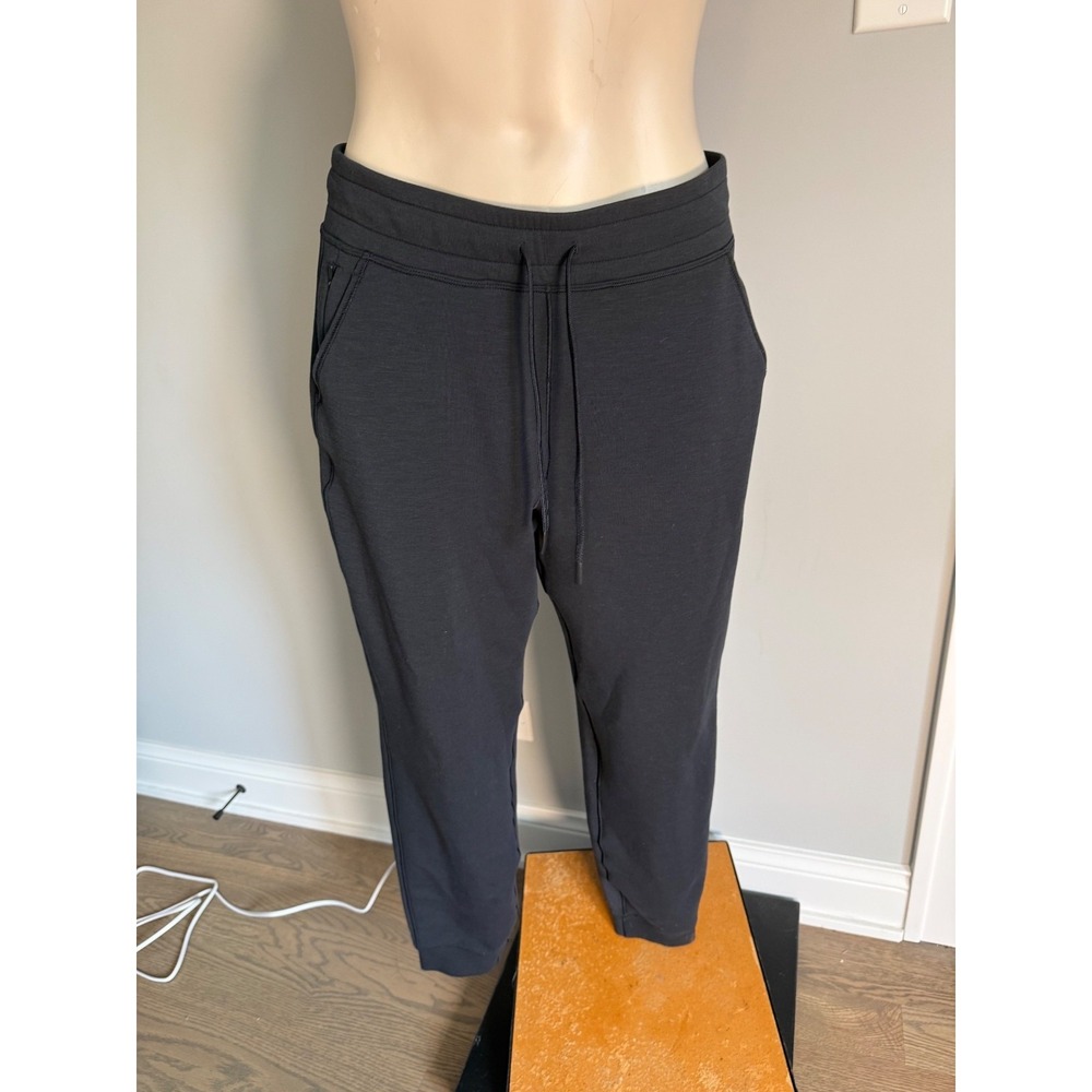 Rhone Women's Black Joggers with Drawstring Waist